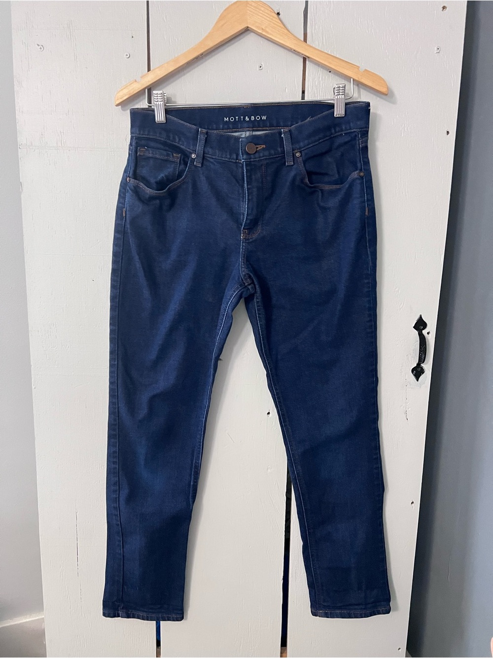 Mott & Bow Ridge Boyfriend Jeans Medium Wash Stretch Denim Size 29 - Picture 2 of 13
